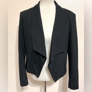 Tahari Classic Cropped Blazer Black 6